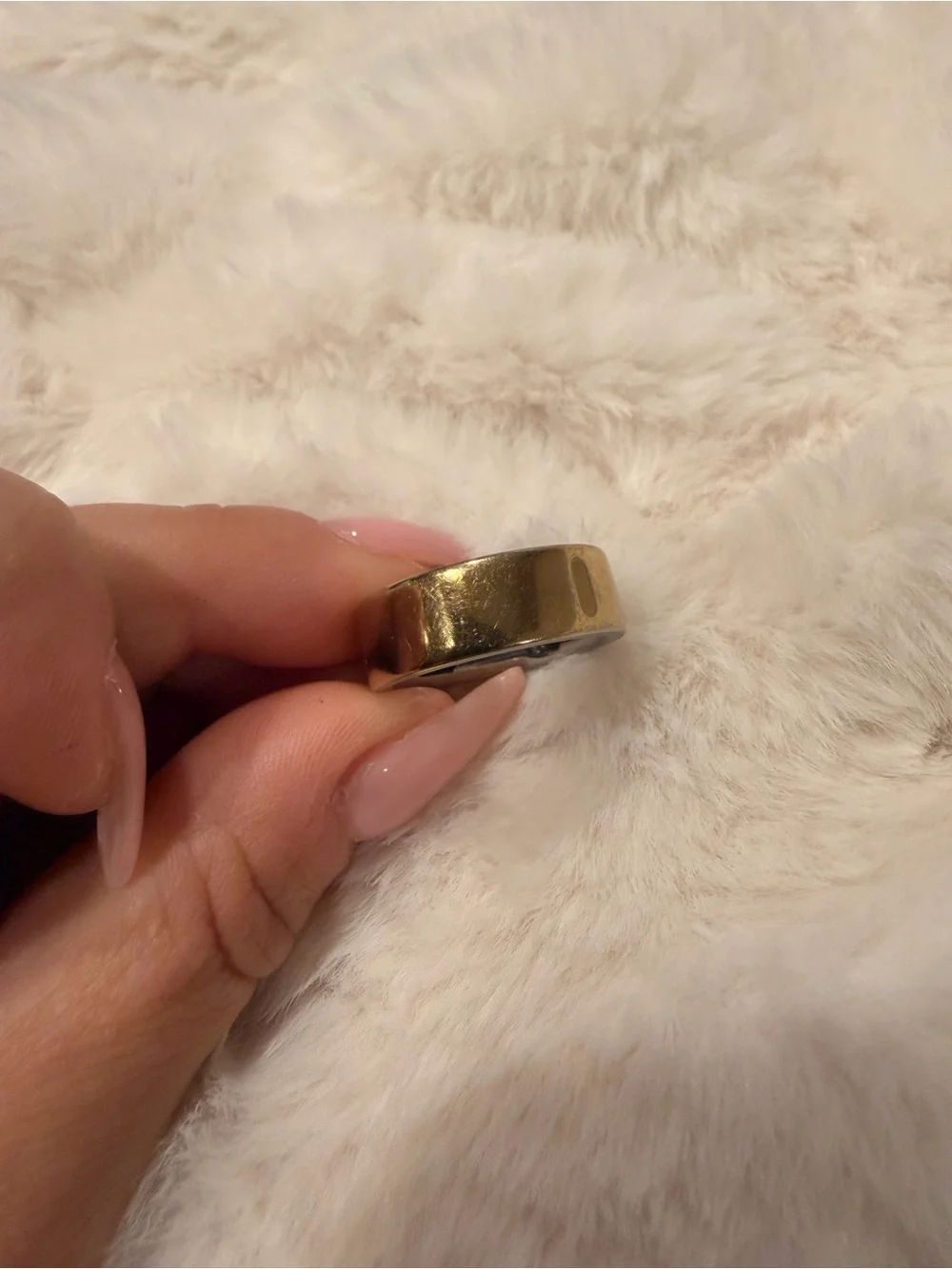 Oura Two-Tone Gold and Silver Wide Band Ring